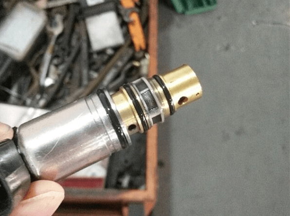 Remove the faulty control valve